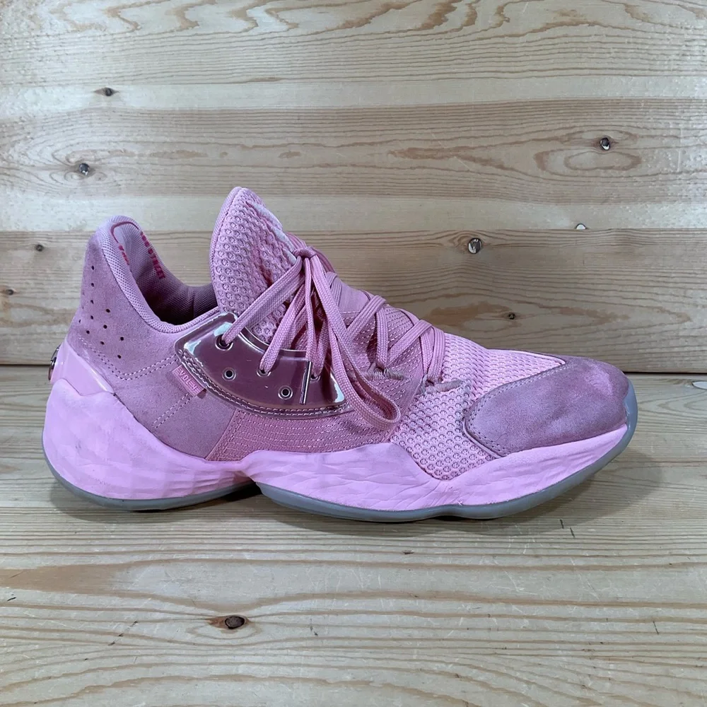 Adidas James Harden Vol. 4 Pink Lemonade Basketball Shoes Men’s 10 Suede F97188